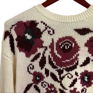 Russ Vintage Floral Sweater M